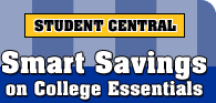 Student Central -- Smart Savings on College Essentials